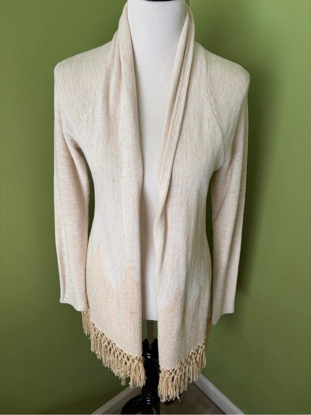 Lilly Pulitzer Gold Tatum Cardigan Sweater